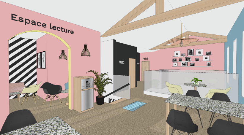 Projet librairie / Salon de thé