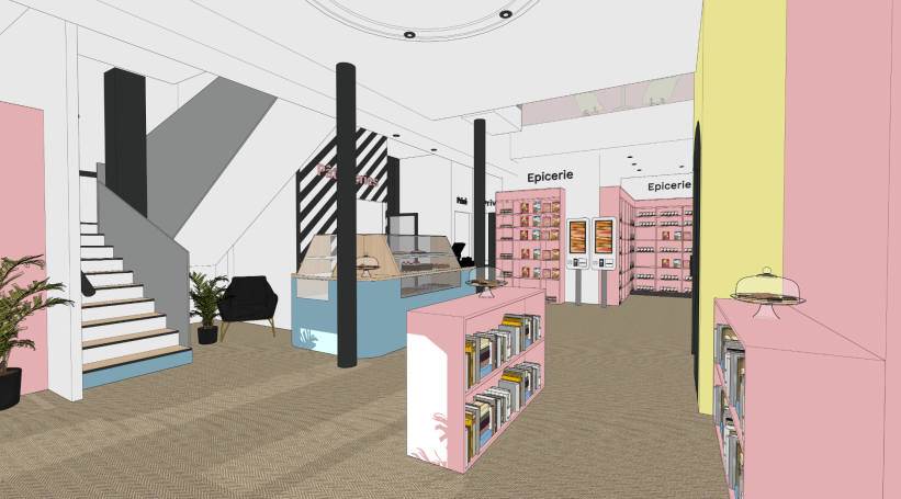 Projet librairie / Salon de thé